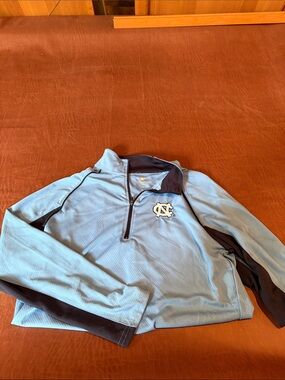 Colosseum North Carolina Tar Heels Light Blue and Navy 1/4 Zip Pullover - Kids